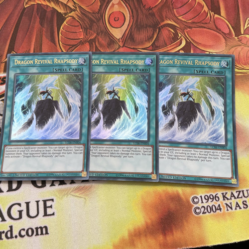 LC06-EN004 x3 DRAGON REVIVAL RHAPSODY YUGIOH CARDS