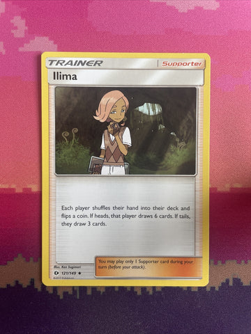 Pokemon Card Llima Sun & Moon Uncommon 121/149 Near Mint