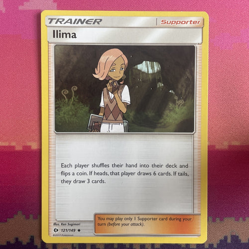 Pokemon Card Llima Sun & Moon Uncommon 121/149 Near Mint