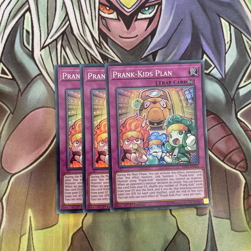 HISU-EN026 x3 Prank-Kids Plan Super Rare Excellent Condition Yugioh