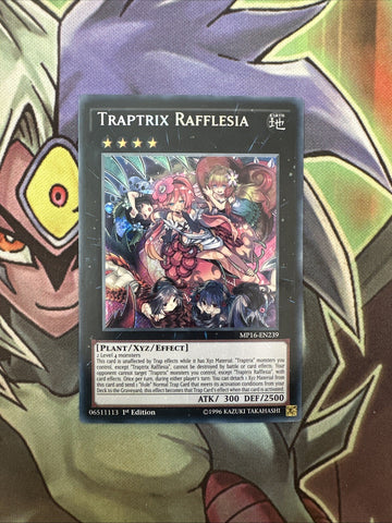 MP16-EN239 Traptrix Rafflesia Secret Rare 1st Edition NM Yugioh Card