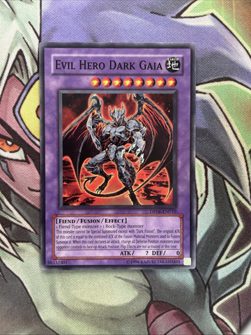 DP06-EN010 Evil Hero Dark Gaia Common Unl Edition NM Yugioh Card