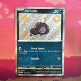 Pokemon Card Shroodle 189/091 Shiny Paldean Fates Near Mint