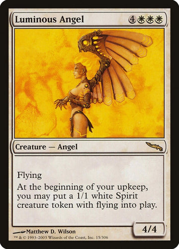 Luminous Angel - Mirrodin Excellent Magic MTG