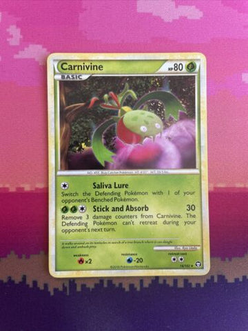 Pokemon Card Carnivine Triumphant Uncommon 16/102 Near Mint