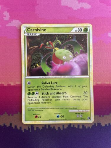 Pokemon Card Carnivine Triumphant Uncommon 16/102 Near Mint