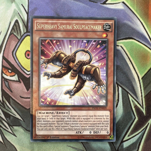 INOV-EN009 Superheavy Samurai Soulpeacemaker Rare 1st Edition NM Yugioh Card