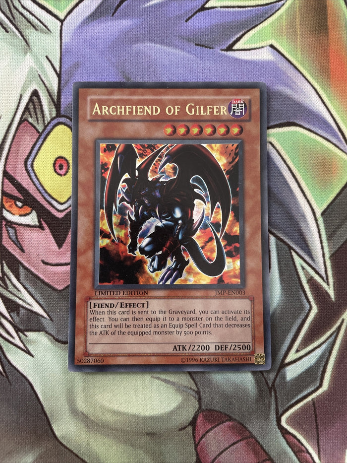 JMP-EN003 Archfiend Of Gilfer Ultra Rare Limited Edition NM Yugioh Card