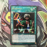 RA01-EN052 Reasoning New Ultimate Rare 1st Edition NM Yugioh Card