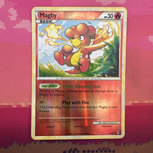 Pokemon Card Magby Call Of Legends Reverse Holo 46/95 Near Mint