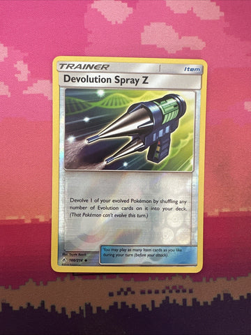 Pokemon Card Devolution Spray Z Unbroken Bonds Reverse Holo 166/214 Near Mint