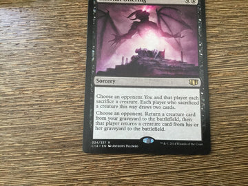 Infernal Offering - Commander 2014 Excellent Magic MTG (back)