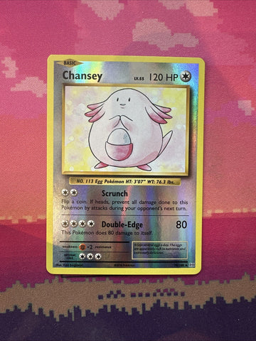 Pokemon Card Chansey Evolutions Reverse Holo Rare 70/108 NM