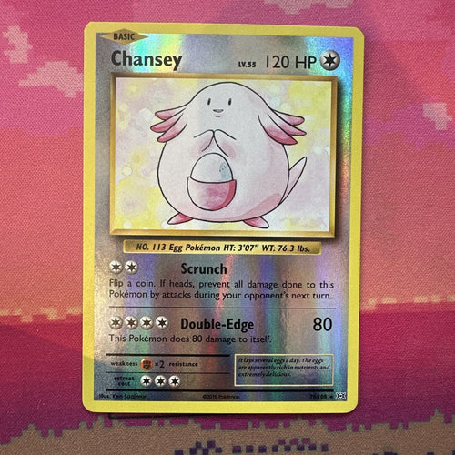 Pokemon Card Chansey Evolutions Reverse Holo Rare 70/108 NM