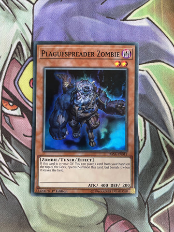 DASA-EN041 Plaguespreader Zombie Super Rare 1st Edition Near Mint Yugioh Card