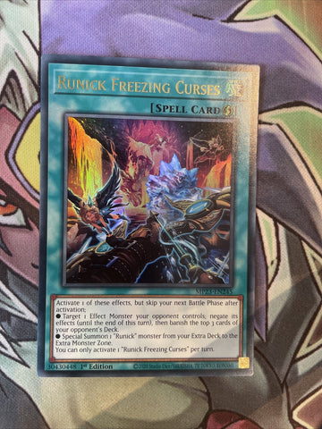 MP23-EN245 Runick Freezing Curses Ultra Rare 1st Edition NM Yugioh Card