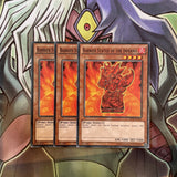OP04-EN018 Barrier Statue Of The Inferno Common x3 Excellent Condition Yugioh