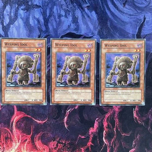 ABPF-EN021 x3 Weeping Idol - Common - 1st Edition Playset Yugioh