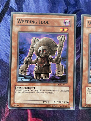 ABPF-EN021 x3 Weeping Idol - Common - 1st Edition Playset Yugioh (back)
