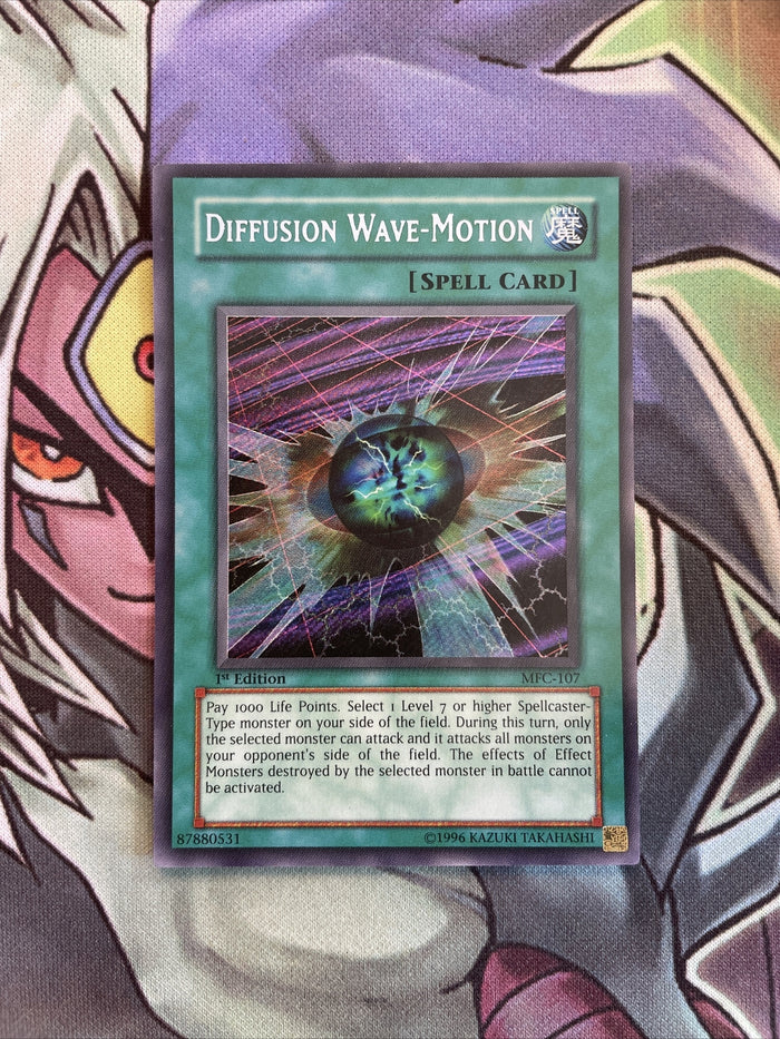 MFC-107 Diffusion Wave-Motion Secret Rare 1st Edition Near Mint Yugioh Card