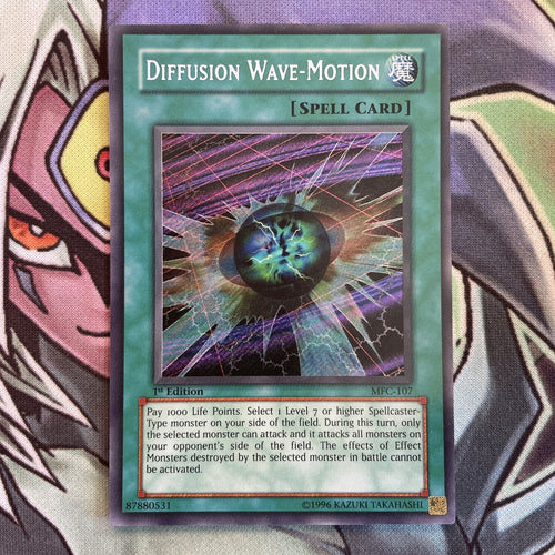 MFC-107 Diffusion Wave-Motion Secret Rare 1st Edition Near Mint Yugioh Card