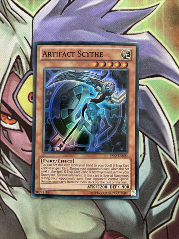 PRIO-EN000 Artifact Scythe Super Rare UNL Edition NM Yugioh Card