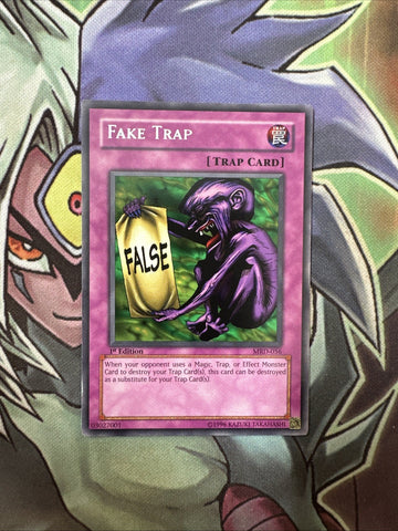 MRD-056 Fake Trap Rare 1st Edition NM Yugioh Card