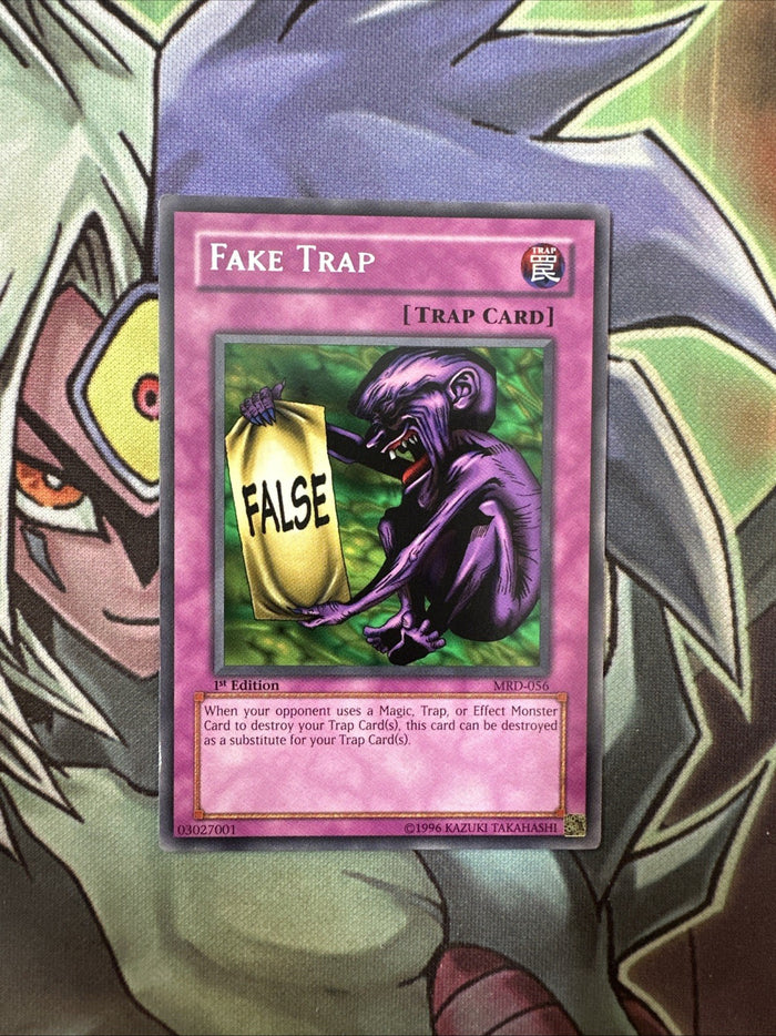 MRD-056 Fake Trap Rare 1st Edition NM Yugioh Card