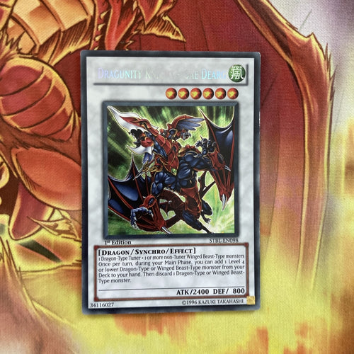 STBL-EN098  Dragunity knight Gae Dearg 1st Edition Secret rare Yugioh Card LP