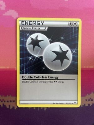 Pokemon Card Double Colorless Energy Phantom Forces Uncommon 111/119 Near Mint