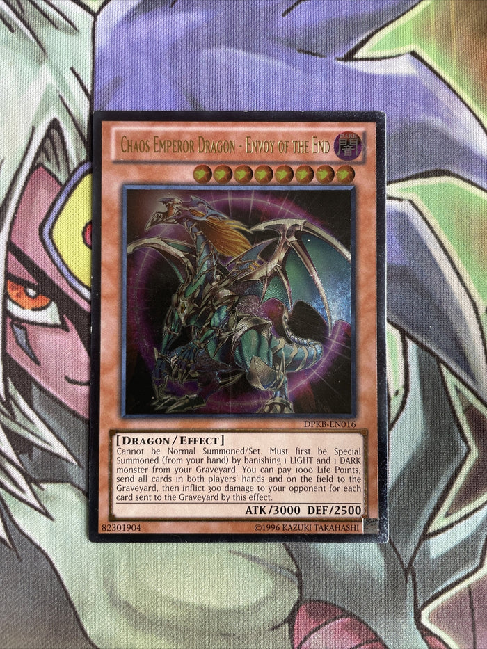 DPKB-EN016 Chaos Emperor Dragon - Envoy Of The End Ultimate Rare NM Yugioh