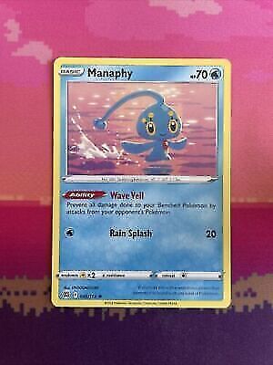 Pokemon Card Manaphy Brilliant Stars Rare 041/172 Near Mint