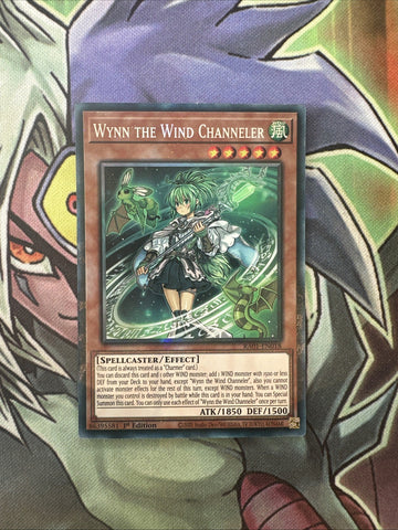 RA01-EN018 Wynn The Wind Channeler Collectors Rare 1st Edition NM Yugioh Card