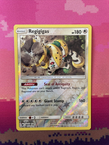 Pokemon Card Regigigas Crimson Invasion Reverse Holo Rare 84/111 NM