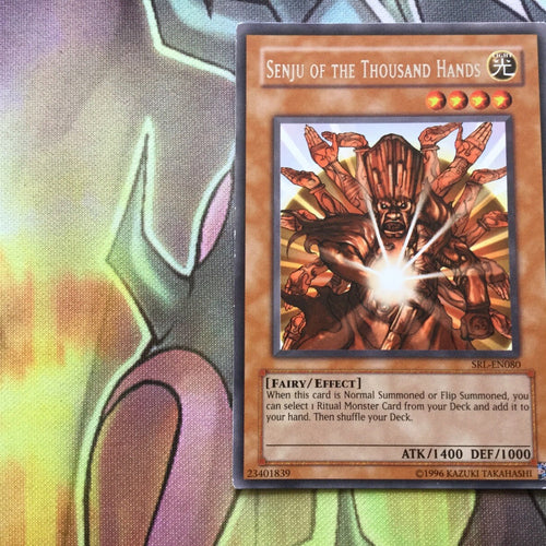 MRL-080 SRL-EN080 1x Rare Senju Of The Thousand Hands - Mixed Sets Yugioh
