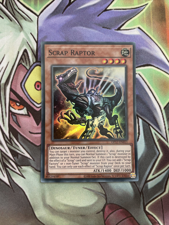 OP17-EN011 Scrap Raptor Super Rare UNL Edition NM Yugioh Card