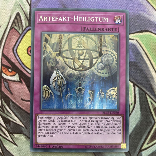 BLLR-EN080 Artefact-Sanctum Secret Rare German 1st Edition NM Yugioh Card