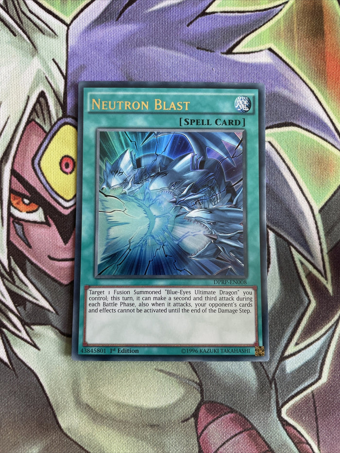 DPRP-EN008 Neutron Blast Super Rare 1st Edition NM Yugioh Card