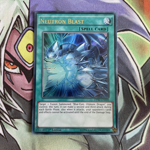 DPRP-EN008 Neutron Blast Super Rare 1st Edition NM Yugioh Card
