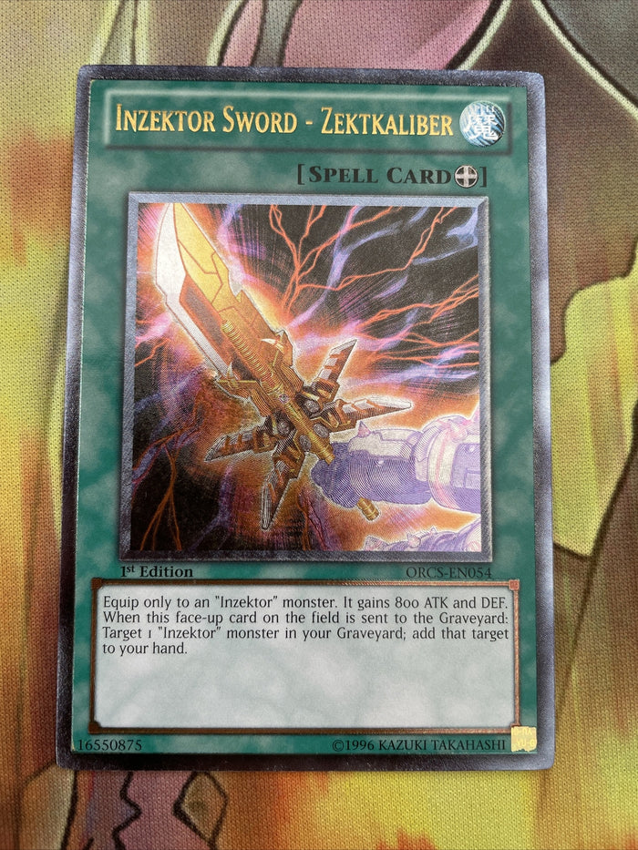 ORCS-EN054 Yugioh Ultimate Rare Inzektor Sword - Zektkaliber 1ST Edition