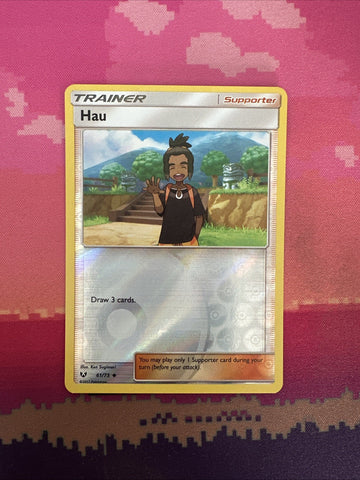 Pokemon Card Hau Shining Legends Reverse Holo 61/73 Near Mint