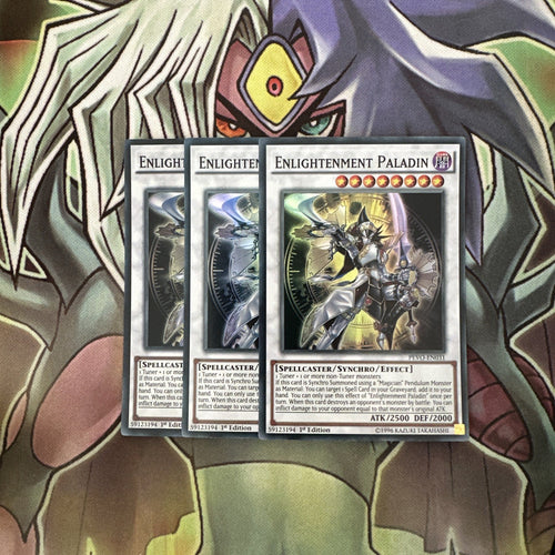 PEVO-EN031 x3 Enlightenment Paladin Super Rare Excellent Condition Yugioh