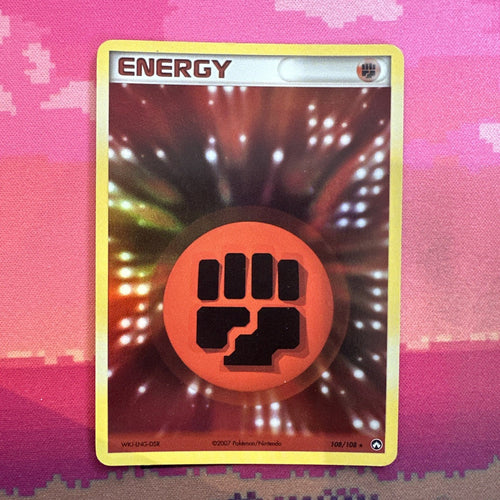 Pokemon Card Fighting Energy EX Power Keepers Holo 108/108 Near Mint