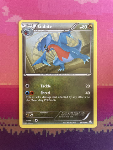 Pokemon Card Gabite Dragons Exalted Uncommon 88/124 NM