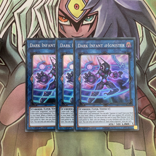 LIOV-EN045 x3 Dark infant @Ignister Super Rare Excellent Condition Yugioh