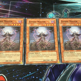 SDZW-EN016 Zombie Master 1st Edition X3 PLAYSET COMMON Yugioh