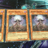 SDZW-EN016 Zombie Master 1st Edition X3 PLAYSET COMMON Yugioh
