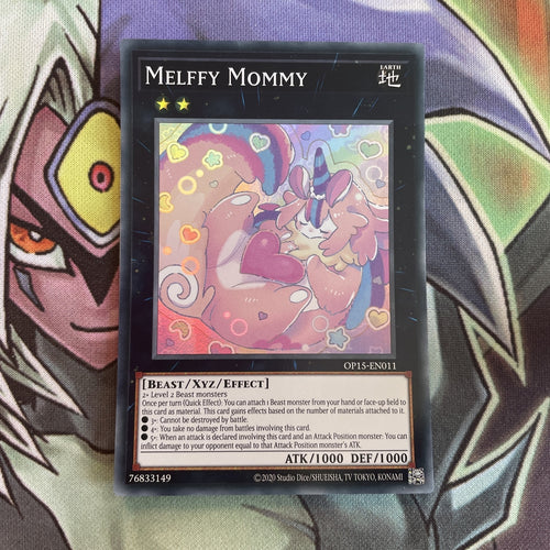OP15-EN011 Melffy Mommy Super Rare 1st Edition NM Yugioh Card