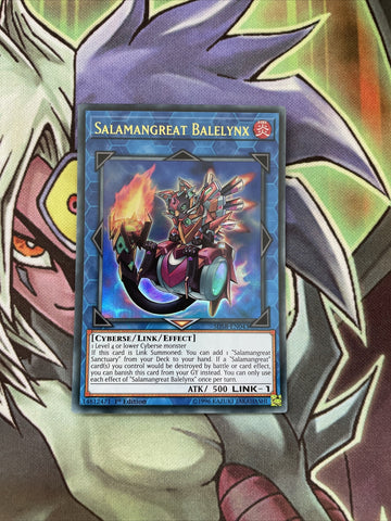 SDSB-EN043 Salamangreat Balelynx Ultra Rare 1st Edition NM Yugioh Card