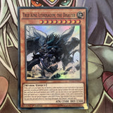 RATE-EN019 True King Lithosagym, The Disaster Super Rare 1st Edition NM Yugioh